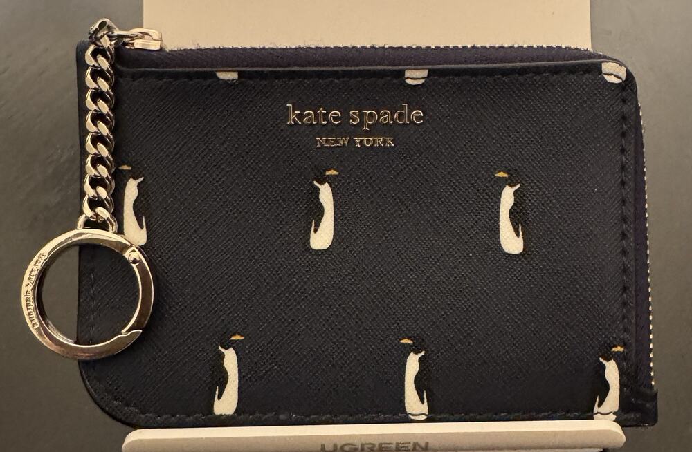 NWOT Kate Spade Laurel Way Betsey Small Penguin Card Holder Wallet
